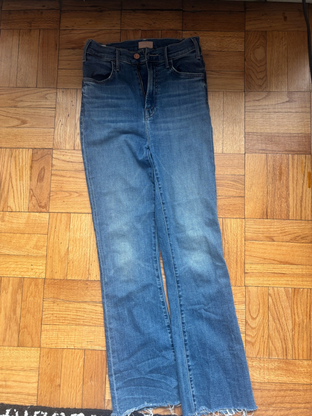 MOTHER Blue Flare Jeans
